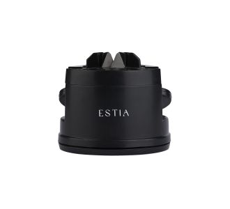 ESTIA ΑΚΟΝΙΣΤΗΡΙ ΜΑΧΑΙΡΙΩΝ ΜΑΥΡΟ ΜΕ ΒΕΝΤΟΥΖΑ ΣΤΗΡΙΞΗΣ - 01-36812 Estia |  Μαχαιροπήρουνα στο espiti