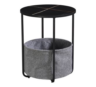 Βοηθητικό τραπέζι Fredami pakoworld μαύρο μαρμάρου Φ40x50εκ |  Τραπεζάκια βοηθητικά στο espiti