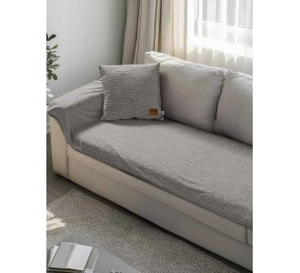 Μεμονωμένο γούνινo κάλύμμα VERITAS GREY PET Μεμονωμένο γούνινο κάλυμμα για καναπέ γωνία  250 x 90 εκ. MADI |  Καλύμματα Σαλονιού(ελαστικά-καπιτονέ) στο espiti