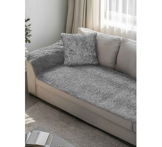 Μεμονωμένο γούνινo κάλύμμα SOGGY GREY PET Μεμονωμένο γούνινο κάλυμμα για καναπέ γωνία  250 x 90 εκ. MADI |  Καλύμματα Σαλονιού(ελαστικά-καπιτονέ) στο espiti