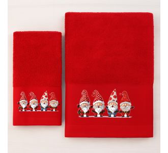Χριστουγεννιάτικες Πετσέτες (Σετ 2 τεμ.) Santa Claus Astron Italy |  Χριστουγεννιάτικα Διακοσμητικά στο espiti