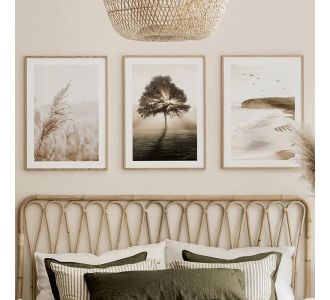 Πίνακας Corven pakoworld τρίπτυχος με ψηφιακή εκτύπωση και πλαίσιο 33x1.5x48εκ |  Πίνακες στο espiti