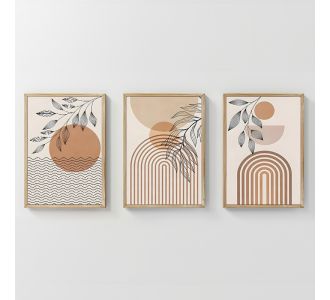 Πίνακας Zephra pakoworld τρίπτυχος με ψηφιακή εκτύπωση και πλαίσιο 33x1.5x48εκ |  Πίνακες στο espiti