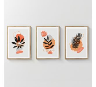 Πίνακας Virel pakoworld τρίπτυχος με ψηφιακή εκτύπωση και πλαίσιο 33x1.5x48εκ |  Πίνακες στο espiti