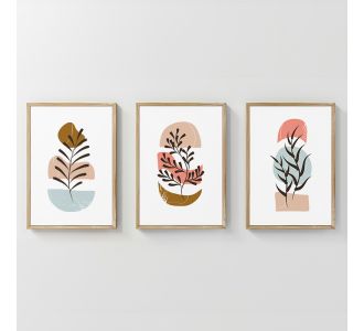 Πίνακας Thera pakoworld τρίπτυχος με ψηφιακή εκτύπωση και πλαίσιο 33x1.5x48εκ |  Πίνακες στο espiti