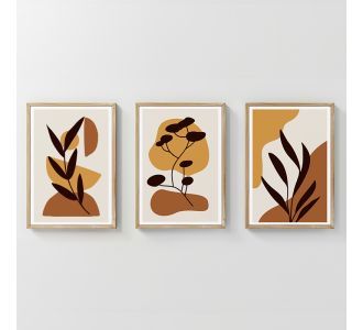 Πίνακας Oriv pakoworld τρίπτυχος με ψηφιακή εκτύπωση και πλαίσιο 33x1.5x48εκ |  Πίνακες στο espiti