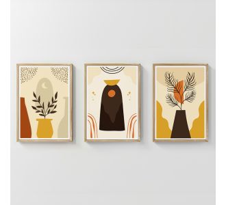 Πίνακας Caelo pakoworld τρίπτυχος με ψηφιακή εκτύπωση και πλαίσιο 33x1.5x48εκ |  Πίνακες στο espiti