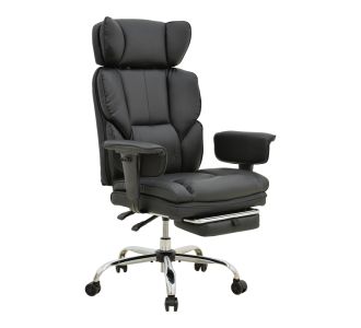 Καρέκλα γραφείου διευθυντή με υποπόδιο Zanci pakoworld pu μαυρο 70x66x112-120εκ |  Καρέκλες γραφείου στο espiti