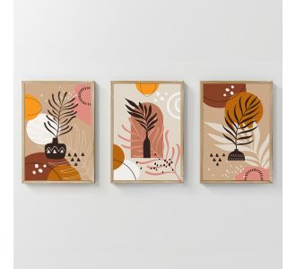 Πίνακας Nyxen pakoworld τρίπτυχος με ψηφιακή εκτύπωση και πλαίσιο 33x1.5x48εκ |  Πίνακες στο espiti