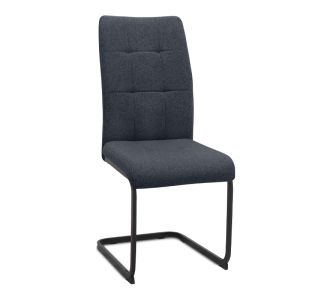 Καρέκλα τραπεζαρίας Laura Megapap ανθρακί ύφασμα - μεταλλική μαύρη βάση 42x58x98εκ. |  Πολυθρόνες τραπεζαρίας στο espiti