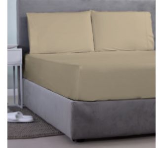 ΣΕΝΤΟΝΙ ΜΕ ΛΑΣΤΙΧΟ   SΑΤΙΝ ΡLΑΙΝ 1 ΤΕΜ ΜΠΕΖ ΣΚΟΥΡΟ (226 DΕSΕRΤ ΤΑΝ ) 180Χ200+30CΜ 100% CΟΤΤΟΝ SΑΤΙΝ  ASLANIS HOME |  Μονόχρωμα Υπέρδιπλα στο espiti