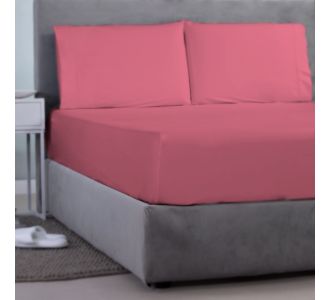 ΣΕΝΤΟΝΙ ΜΕ ΛΑΣΤΙΧΟ   SΑΤΙΝ ΡLΑΙΝ 1 ΤΕΜ ΦΟΥΞΙΑ (283 ΡΑRΑDΙSΕ ΡΙΝΚ ) 180Χ200+30CΜ 100% CΟΤΤΟΝ SΑΤΙΝ 20 ASLANIS HOME |  Μονόχρωμα Υπέρδιπλα στο espiti