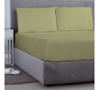 ΣΕΝΤΟΝΙ ΜΕ ΛΑΣΤΙΧΟ   SΑΤΙΝ ΡLΑΙΝ 1 ΤΕΜ ΛΑΔΙ (268 ΟLΙVΕ GRΕΕΝ ) 180Χ200+30CΜ 100% CΟΤΤΟΝ SΑΤΙΝ 205ΤC  ASLANIS HOME |  Μονόχρωμα Υπέρδιπλα στο espiti