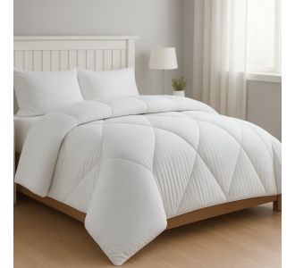 Πάπλωμα Ξενοδοχείου Ριγέ 350γρ Μονό 160X240 Astron Italy |  Υπνοδωμάτιο στο espiti