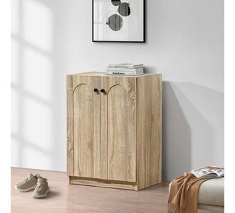 Παπουτσοθήκη-ντουλάπι Ambera pakoworld σε sonoma απόχρωση 60x36.5x81.5εκ |  Παπουτσοθήκες στο espiti