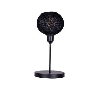 Επιτραπέζιο φωτιστικό Gaia pakoworld Ε27 μέταλλο μαύρο Φ22x30εκ |  Επιτραπέζια στο espiti