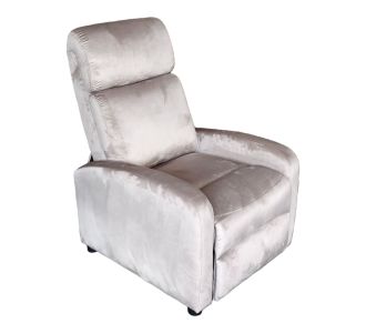 Πολυθρόνα relax Norva pakoworld βελούδο σε γκρι απόχρωση 68.5x86x100εκ |  Πολυθρόνες σαλονιού στο espiti