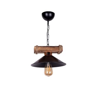 Φωτιστικό οροφής Arique pakoworld Ε27 μέταλλο μαύρο Φ25x70εκ |  Οροφής στο espiti