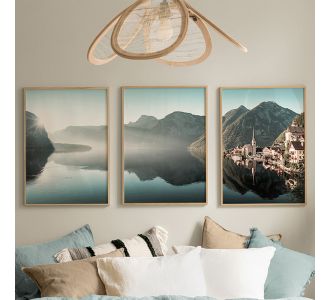 Πίνακας Vynelle pakoworld τρίπτυχος με ψηφιακή εκτύπωση και πλαίσιο 33x1.5x48εκ |  Πίνακες στο espiti