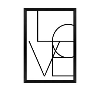 Πίνακας Amora pakoworld με ψηφιακή εκτύπωση και πλαίσιο 33x1.5x48εκ |  Πίνακες στο espiti