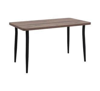 Τραπέζι Levico Megapap Mdf - μεταλλικό χρώμα καπνιστή καρυδιά 130x75x75εκ. |  Τραπέζια στο espiti