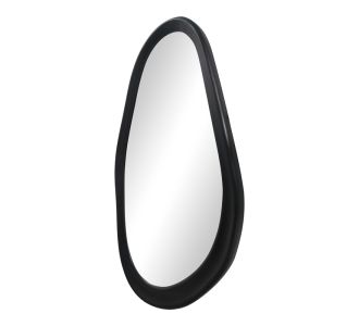 Καθρέπτης οβάλ Baloa pakoworld mdf σε μαύρη απόχρωση 44x4x80εκ |  Καθρέπτες στο espiti