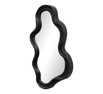 Καθρέπτης Liquid pakoworld pp σε μαύρη απόχρωση 26x2.7x39εκ |  Καθρέπτες στο espiti