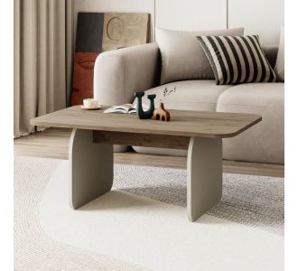 Τραπεζάκι σαλονιού Pietra Megapap χρώμα sepet oak - sandstone 100x60x41,8εκ. |  Τραπεζάκια σαλονιού στο espiti