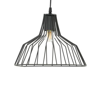 Φωτιστικό οροφής Derbea pakoworld Ε27 μέταλλο μαύρο Φ25x70εκ |  Οροφής στο espiti