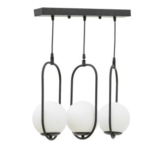 Φωτιστικό οροφής τρίφωτο Lavol pakoworld Ε27 μέταλλο μαύρο 30x3x70εκ |  Οροφής στο espiti