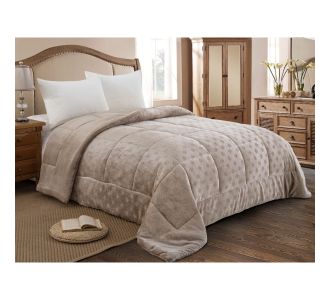 ΚΟΥΒΕΡΤΟΠΑΠΛΩΜΑ ΜΟΝΟ 160X240 ADAM HOME (822) TAUPE |  Κουβερτοπαπλώματα  στο espiti