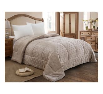 ΚΟΥΒΕΡΤΟΠΑΠΛΩΜΑ ΜΟΝΟ 160X240 ADAM HOME (822) TAUPE |  Κουβερτοπαπλώματα  στο espiti