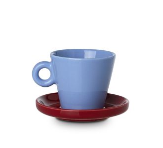 ESTIA ΦΛYΤΖΑΝΙ ESPRESSO ECHO NEW BONE 100ml ΜΠΛΕ ΜΕ ΚΟΚΚΙΝΟ ΠΙΑΤΑΚΙ - 07-35471 Estia |  Κούπες-Φλυτζάνια στο espiti