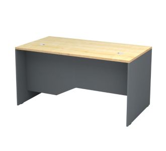 Γραφείο επαγγελματικό Venturo Megapap χρώμα ανθρακί - φυσικό οξιάς 150x80x75εκ. |  Γραφεία στο espiti