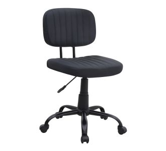 Καρέκλα γραφείου Romano Megapap από τεχνόδερμα χρώμα μαύρο 46x53x79/86εκ. |  Καρέκλες γραφείου στο espiti