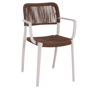 ΠΟΛΥΘΡΟΝΑ ΕΞ.ΧΩΡΟΥ STRIDER HM6391.01 ΛΕΥΚΟ ΠΟΛΥΠΡΟΠΥΛΕΝΙΟ--ΚΑΦΕ ΣΧΟΙΝΙ 57x53x80Υεκ. |  Πολυθρόνες κήπου στο espiti