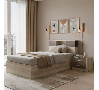 Σετ Κρεβατοκάμαρας Olympus Castillo Toro με Κρεβάτι 120x200εκ Σετ 2τεμ |  Κρεβάτια στο espiti