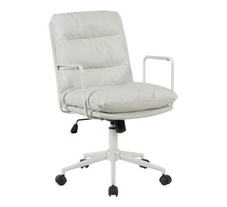 Καρέκλα γραφείου διευθυντη Kreno pakoworld PES γκρι 56x67x89-97εκ |  Καρέκλες γραφείου στο espiti