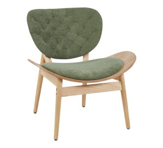 Πολυθρόνα Udalle pakoworld ξύλο σε φυσική απόχρωση με λαδί ύφασμα 77x70x81εκ |  Πολυθρόνες σαλονιού στο espiti