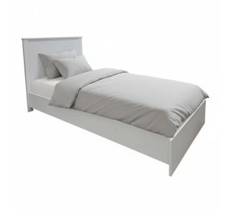 Κρεβάτι Athos pakoworld σε λευκή απόχρωση 90x190εκ |  Κρεβάτια στο espiti