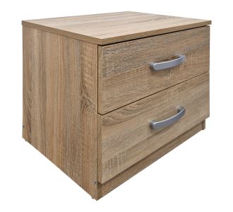 Κομοδίνο Athos pakoworld σε sonoma απόχρωση 48x40x41.5εκ |  Κομοδίνα στο espiti