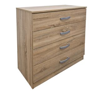 Συρταριέρα Athos pakoworld σε sonoma απόχρωση 80x40x79εκ |  Συρταριέρες -Κονσόλες στο espiti