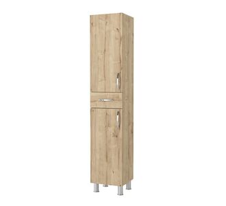 Ντουλάπι κουζίνας - μπάνιου Selina Megapap χρώμα sapphire oak 35x31x179εκ. |  Στήλες Μπάνιου στο espiti