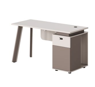 ΓΡΑΦΕΙΟ ΜΕ ΔΕΞΙ ΝΤΟΥΛΑΠΙ NEWLINE HM18273R ΜΕΛΑΜΙΝΗ ΕΚΡΟΥ-ΑΝΟΙΧΤΟ ΚΑΦΕ 120x60x75Υεκ |  Γραφεία στο espiti