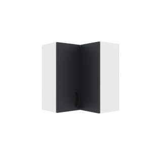 Modest Πάνω Ντουλάπι Γωνιακό Ανθρακί 60-60x32x72cm AlphaB2B |  Ντουλάπια στο espiti