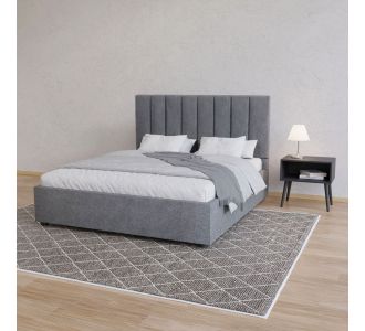 Κρεβάτι Unona Γκρι 160x200cm AlphaB2B |  Κρεβάτια στο espiti