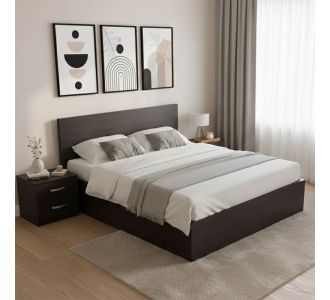 Σετ Κρεβατοκάμαρας Athos Wenge με Κρεβάτι 160x200εκ Σετ 3τεμ |  Σέτ Κρεβατοκάμαρας στο espiti