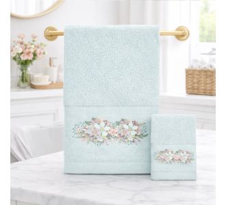 Πετσέτες (Σετ 2 τεμ.) Brigitte Mint Astron Italy |  Σετ Πετσέτες στο espiti