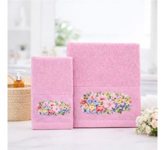 Πετσέτες (Σετ 2 τεμ.) Rosie Dusty Rose Astron Italy |  Σετ Πετσέτες στο espiti