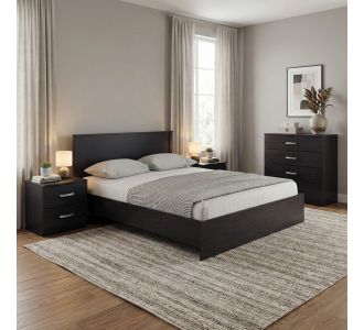 Σετ Κρεβατοκάμαρας Athos Wenge με Κρεβάτι 160x200εκ Σετ 4τεμ |  Σέτ Κρεβατοκάμαρας στο espiti